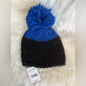 NWT Free People Cozy Up Color Block Pom Beanie